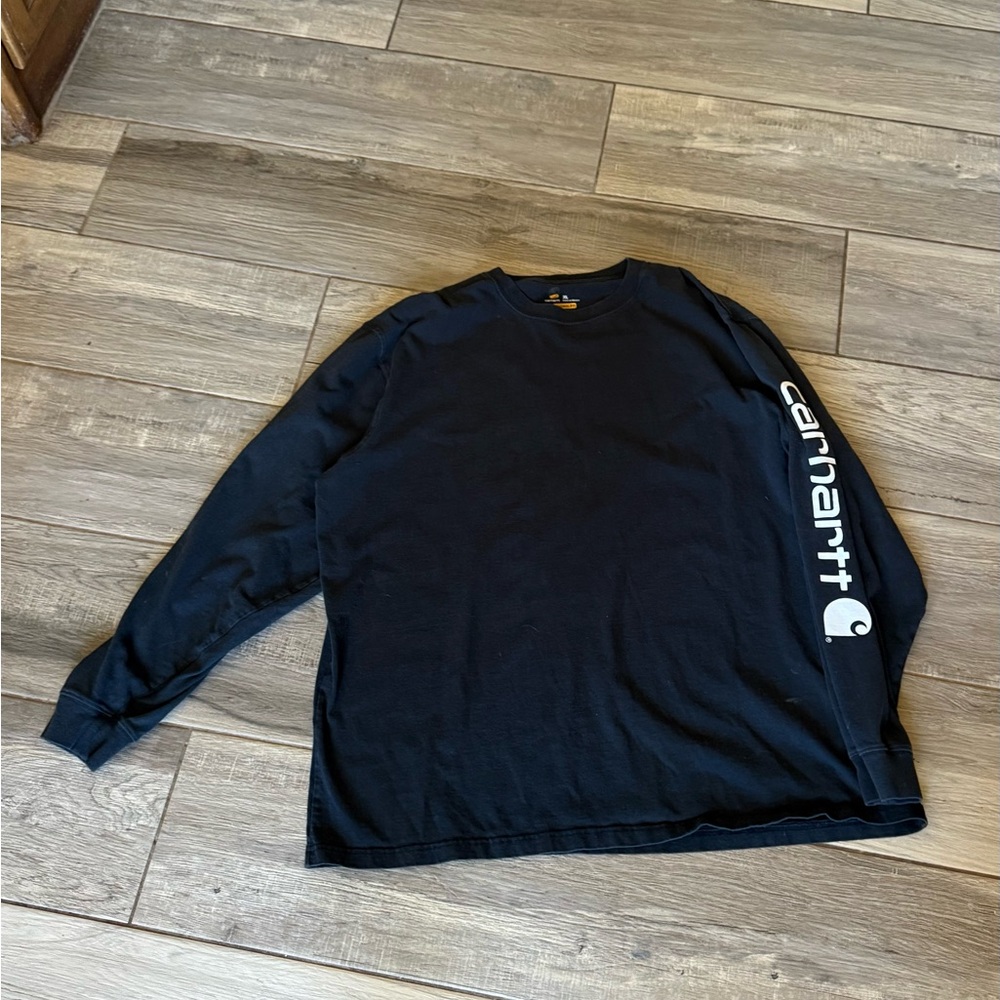 Carhartt Men's Navy Long Sleeve Tee